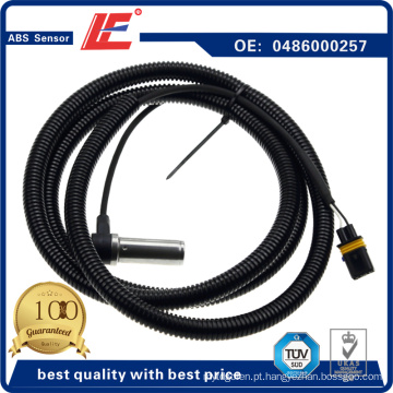 Sensor do ABS do caminhão do automóvel Sistema de travamento do Anti-Lock Sensor0486 do transdutor 000 257, 0486000257, 3.37144, 096.390 para o homem, Dt, Sampa, Auger